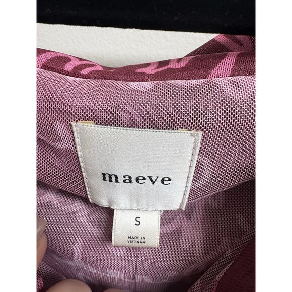 Maeve Anthropologie Mesh Script Print Draped Cowl Neck Ruched Tank Top S - Picture 4 of 8